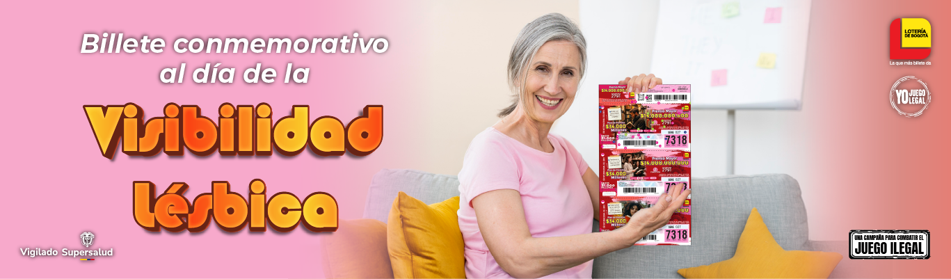 Billete conmemorativo, día de la Visibilidad Lésbica