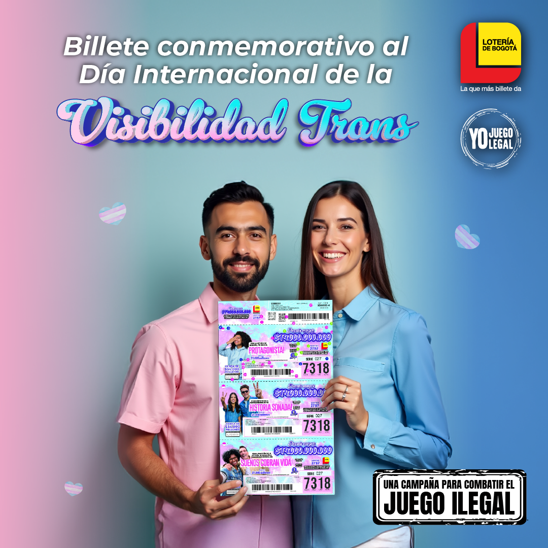 Billete conmemorativo al Día Internacional de la Visibilidad Trans