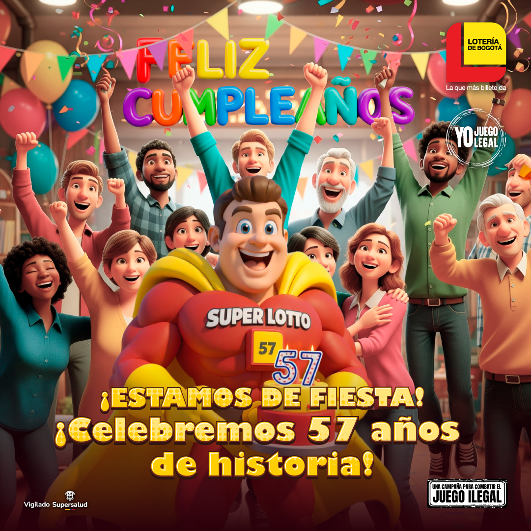 La Lotería de Bogotá celebra 57 años